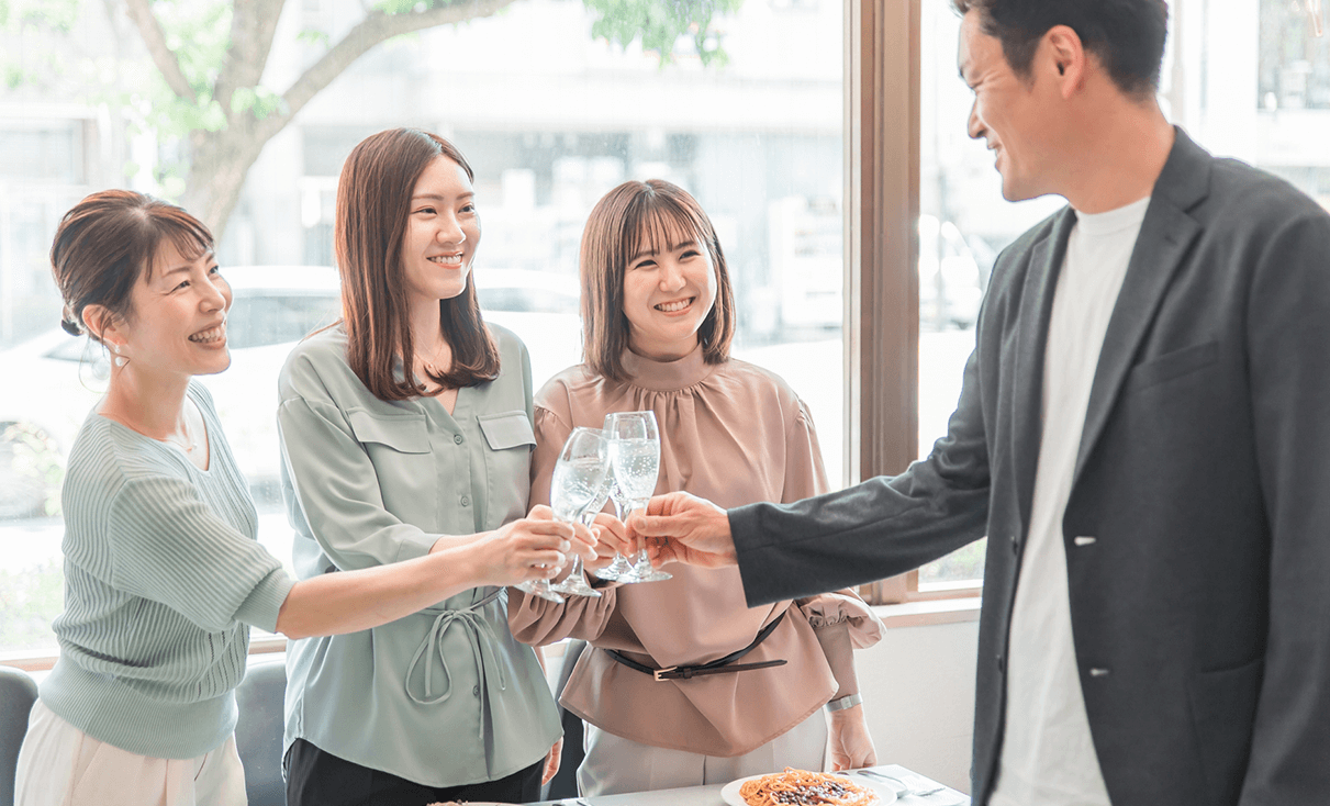 過去10年、結婚式の二次会をサポートしてきた実績あり！のイメージ